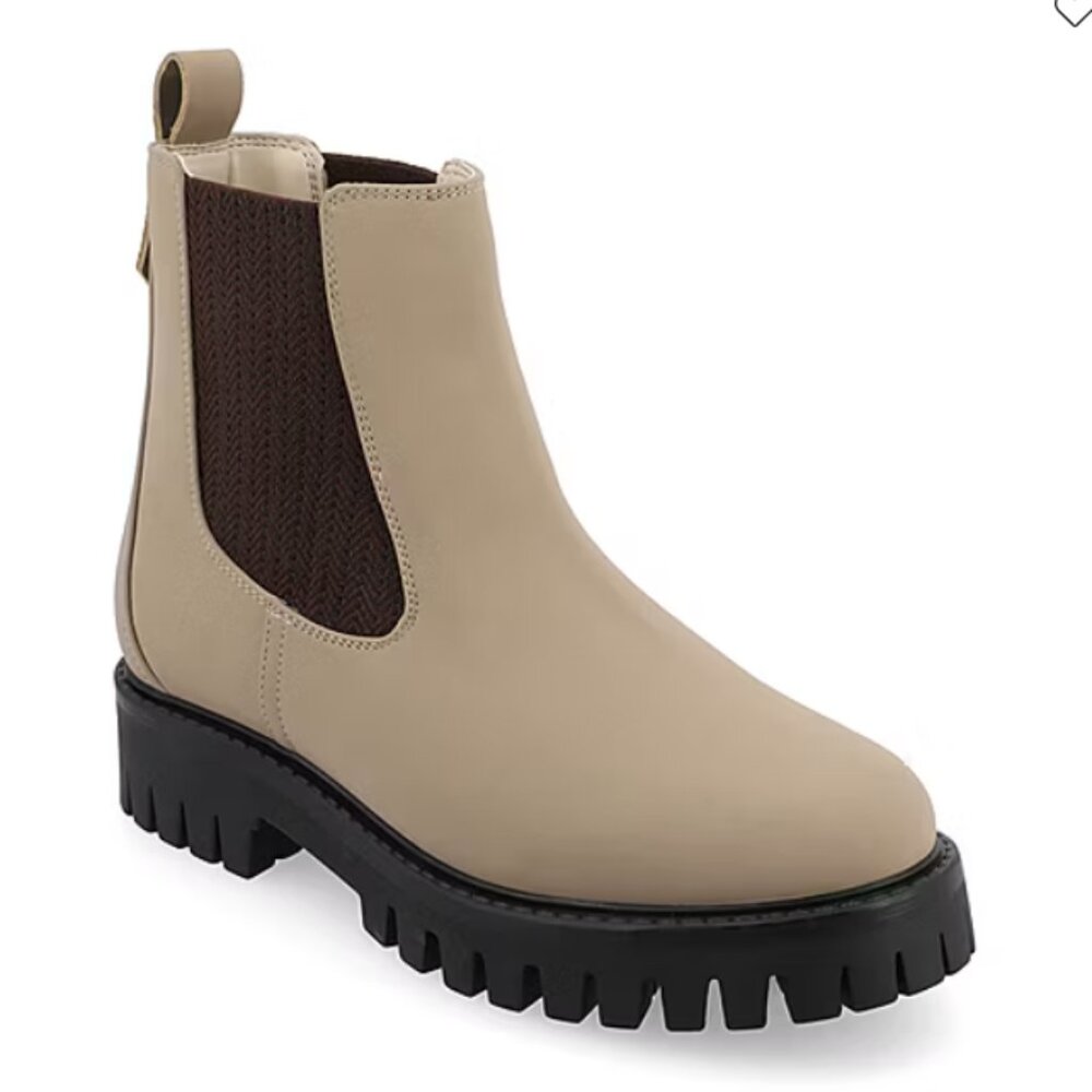 Journee Collection Womens Alara Block Heel Booties - Size: 7.5 - NIB